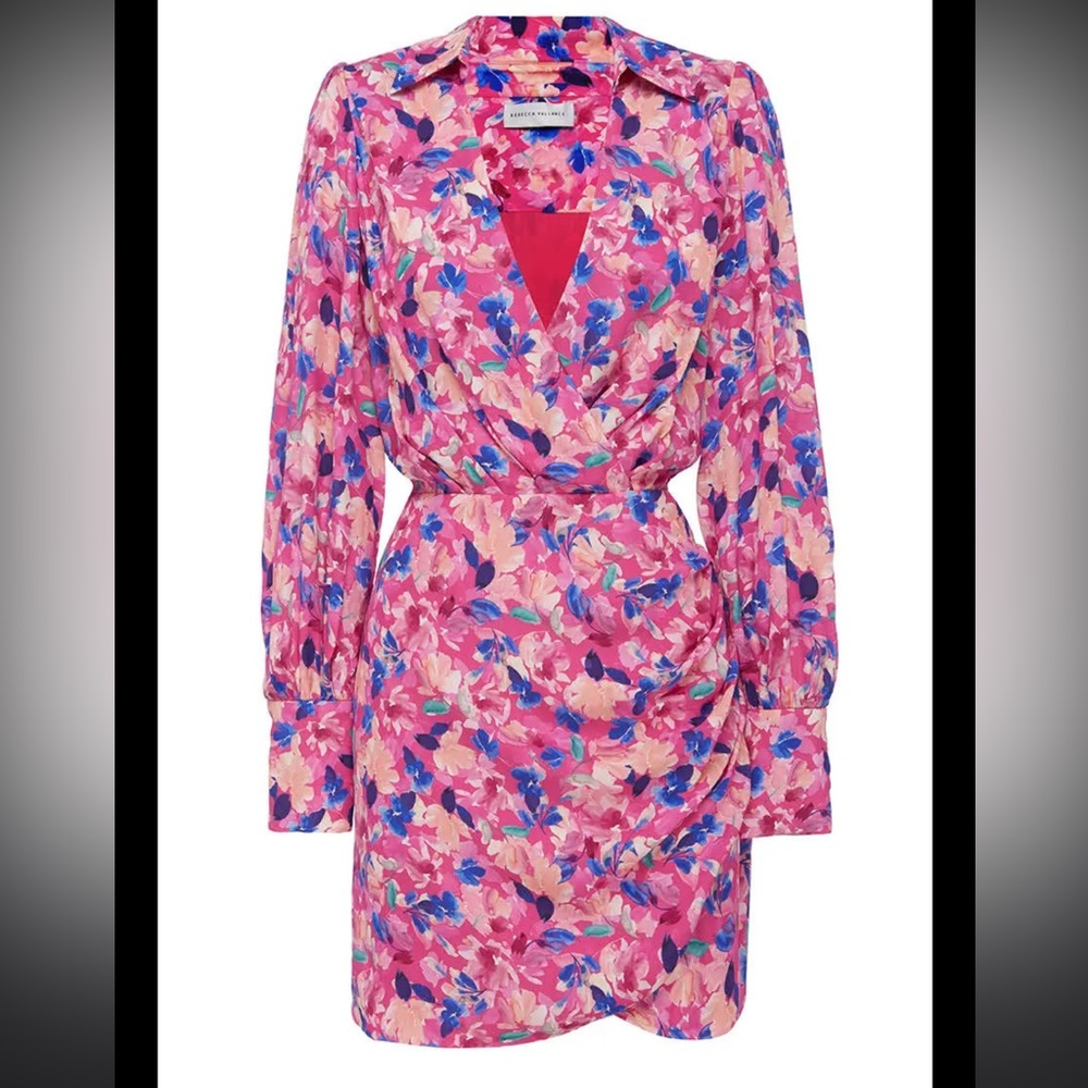 NWT Rebecca Vallance Little Havana floral-print mini dress